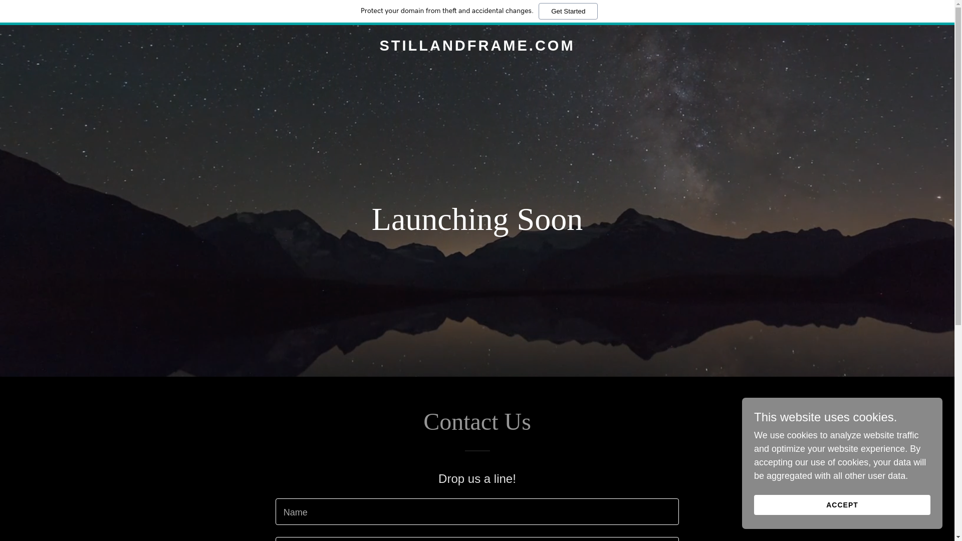 website screenshot of https://stillandframe.com/