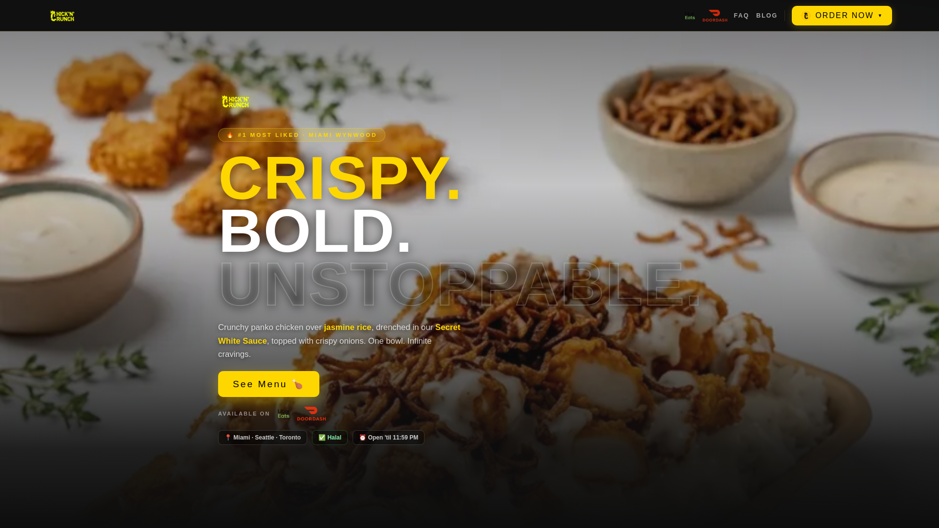website screenshot of https://chick-n-crunch.com/