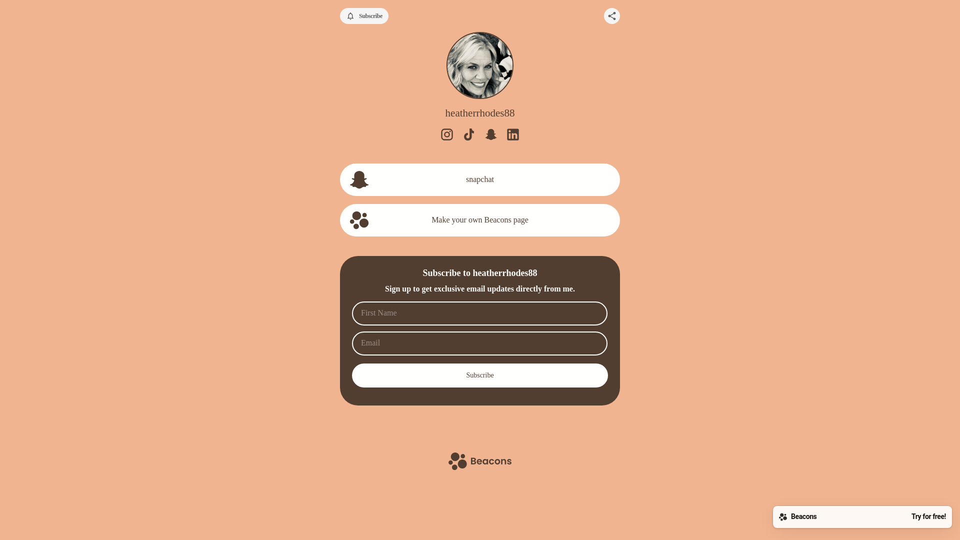 website screenshot of https://heatherrhodes88.com/