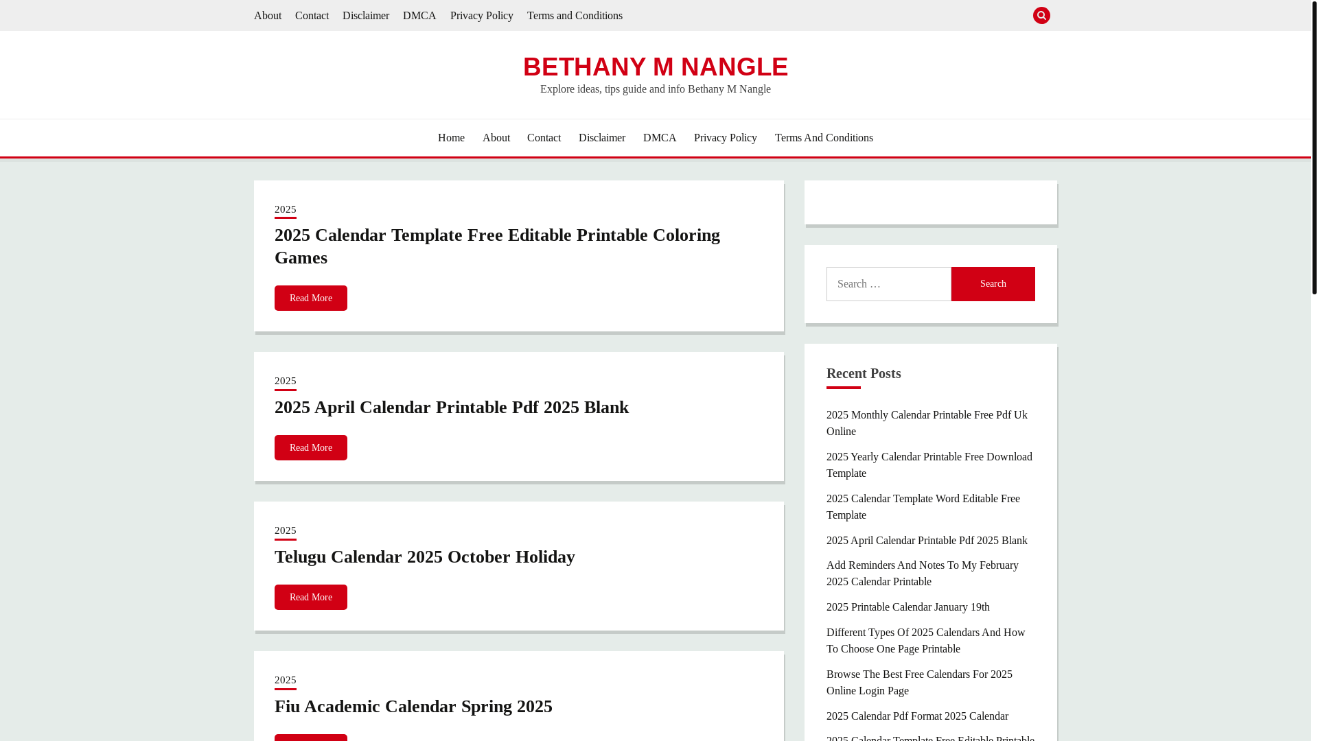 website screenshot of https://bethanymnangle.pages.dev/