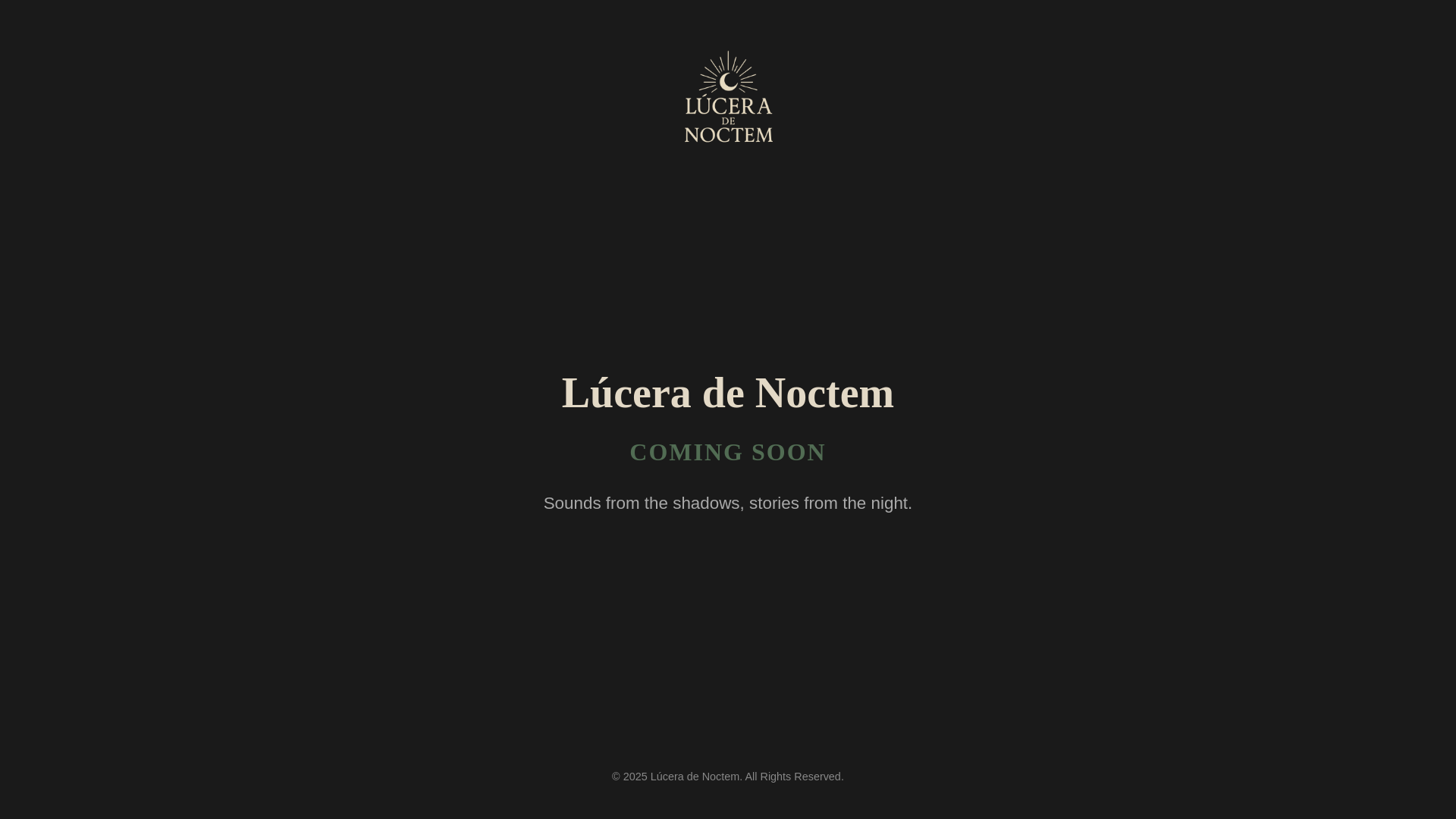 website screenshot of https://lucera-de-noctem-site.pages.dev/