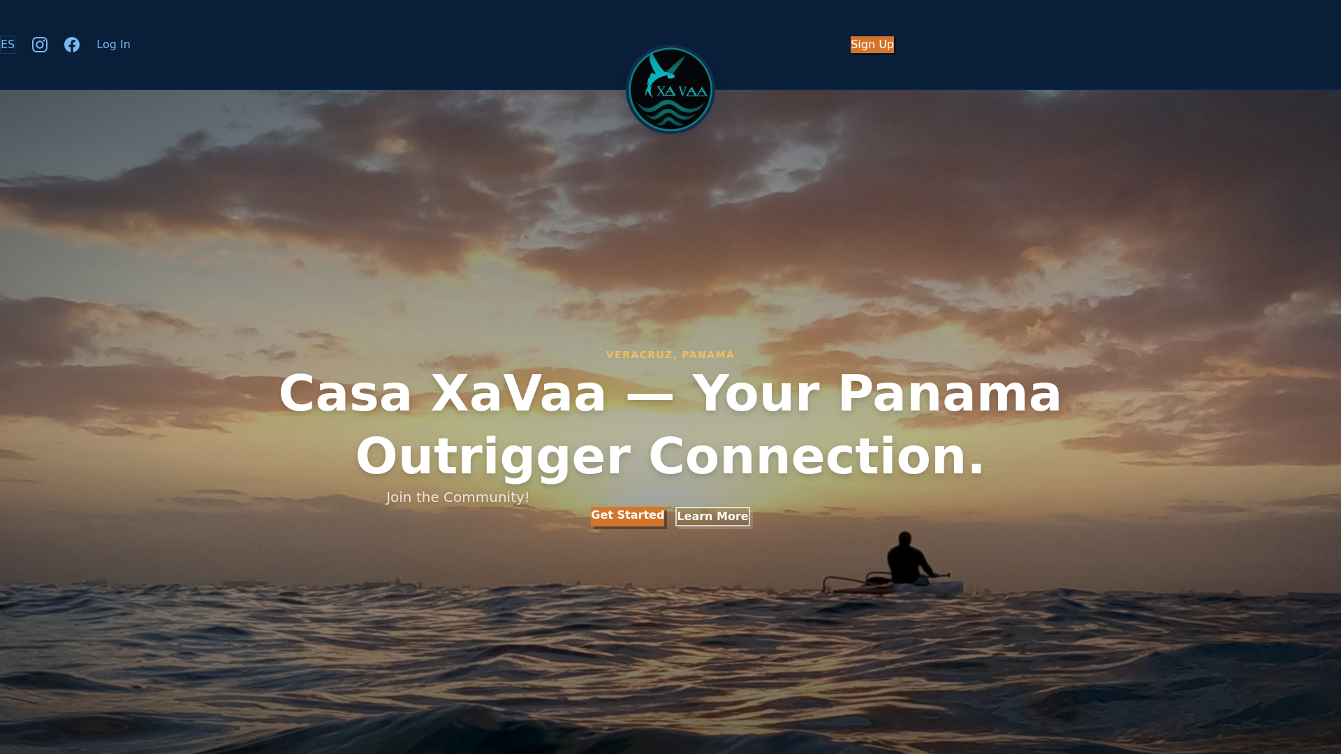 website screenshot of https://casaxavaa.com/