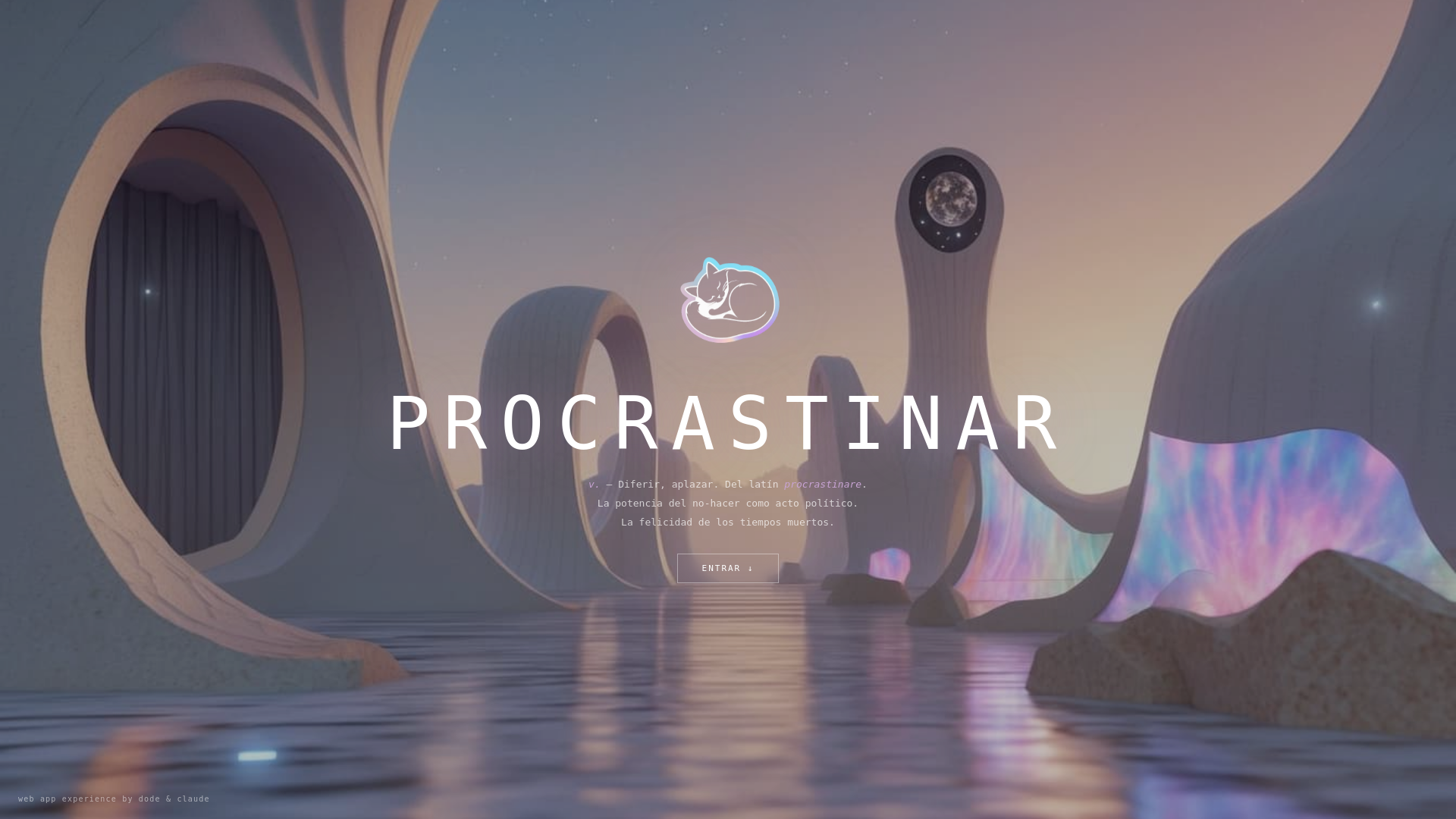 website screenshot of https://procrastinador.pages.dev/