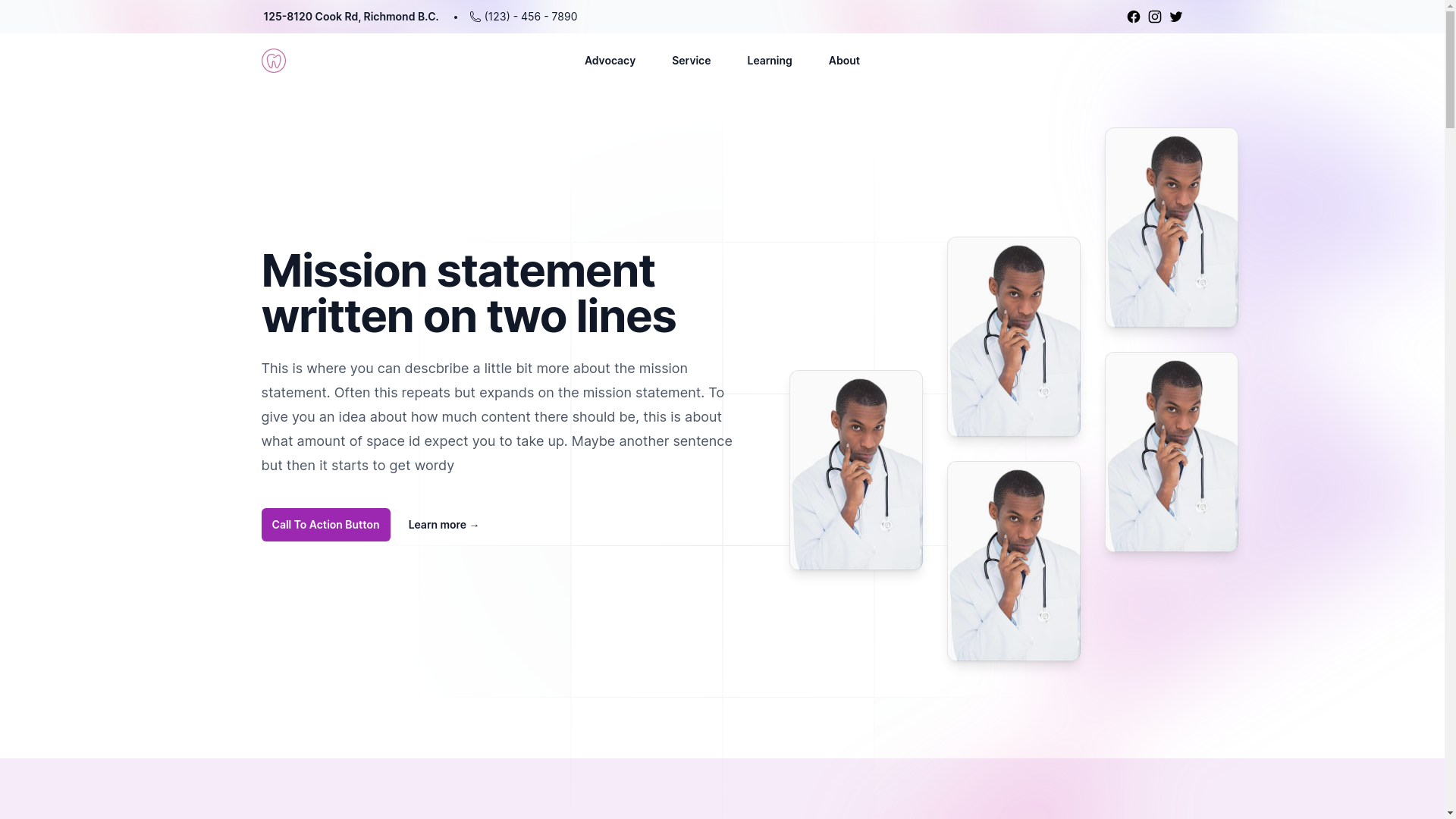 website screenshot of https://coalitionforbetterhealth.pages.dev/