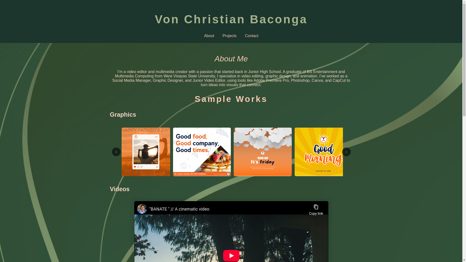 website screenshot of https://vonbaconga.online/