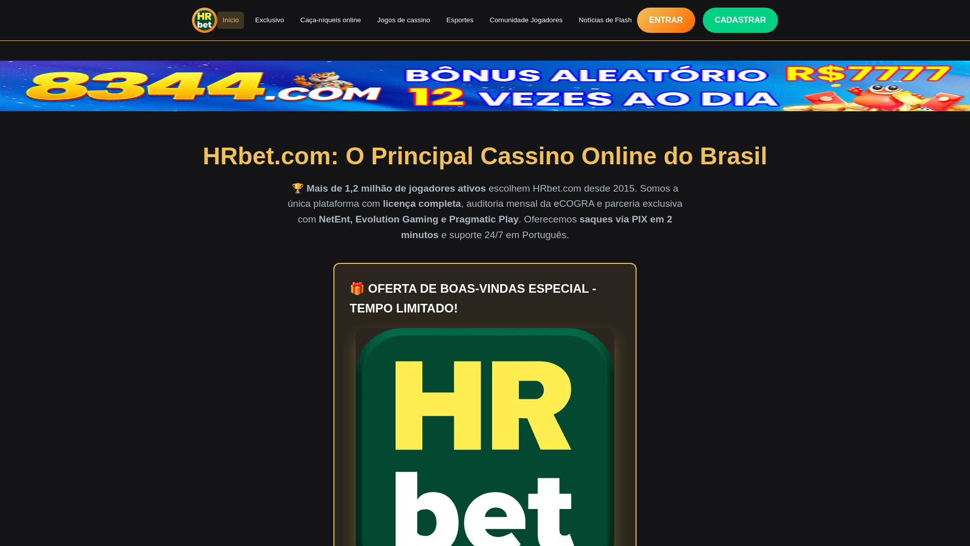 website screenshot of https://hrbetso.com/