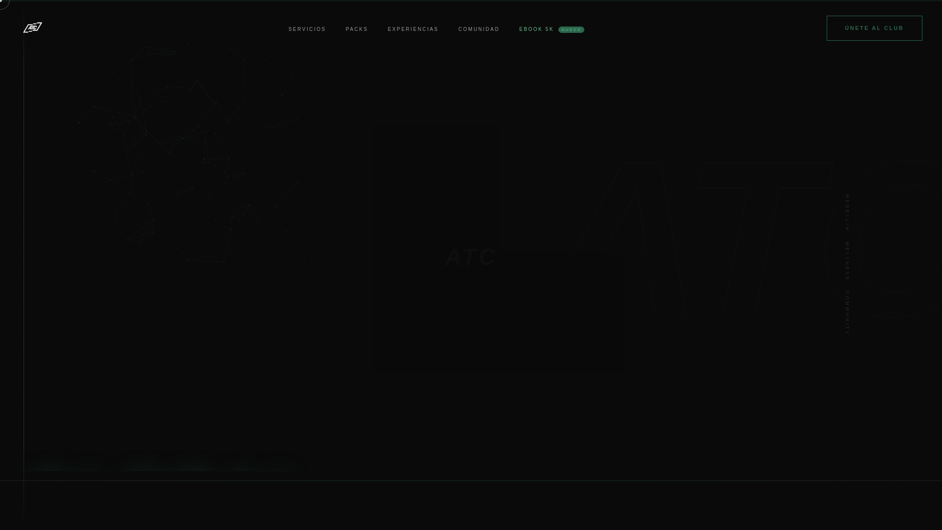 website screenshot of https://wellnessattheclub.com/