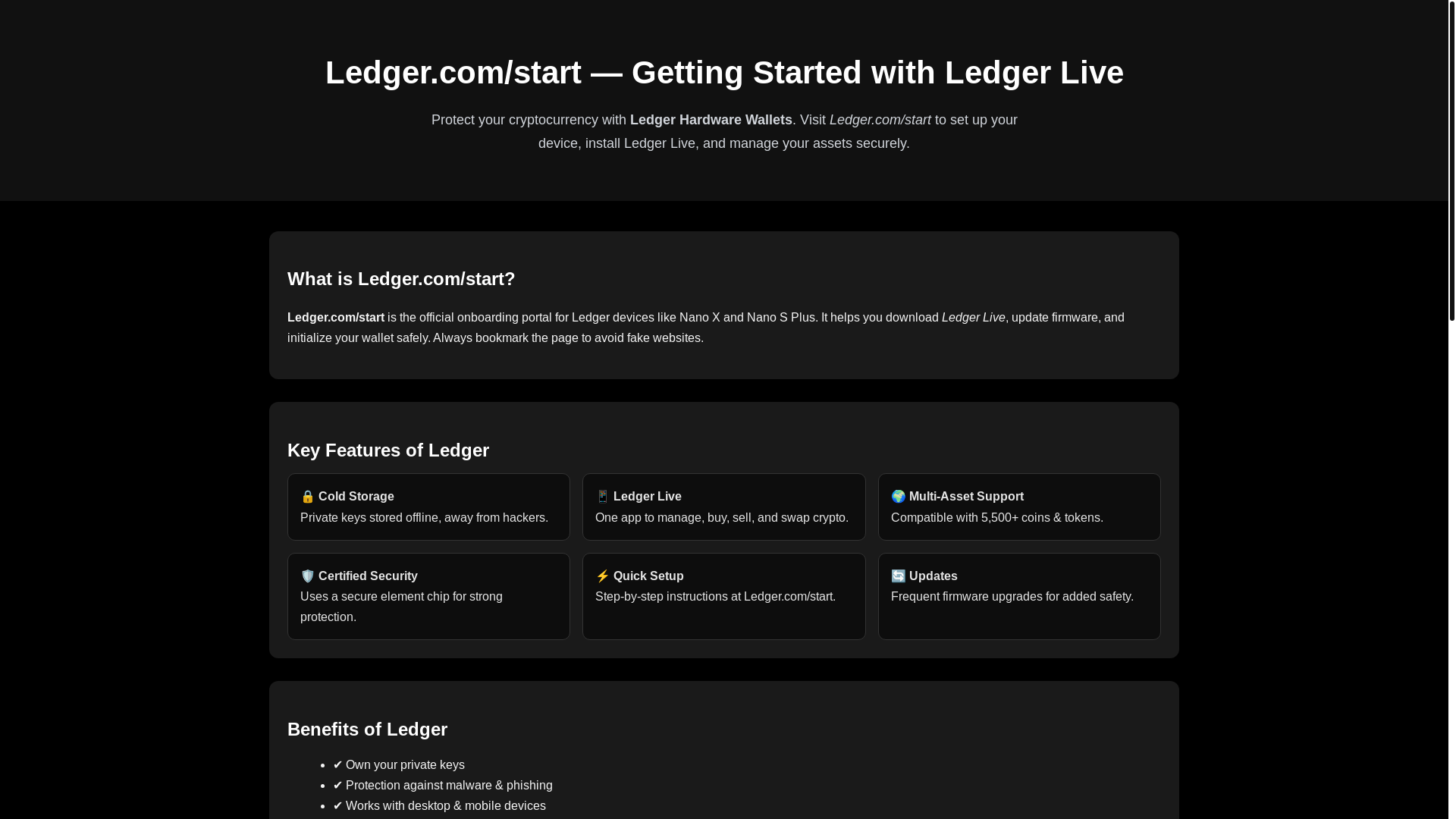 website screenshot of https://ledegrr-comstart-help.pages.dev/