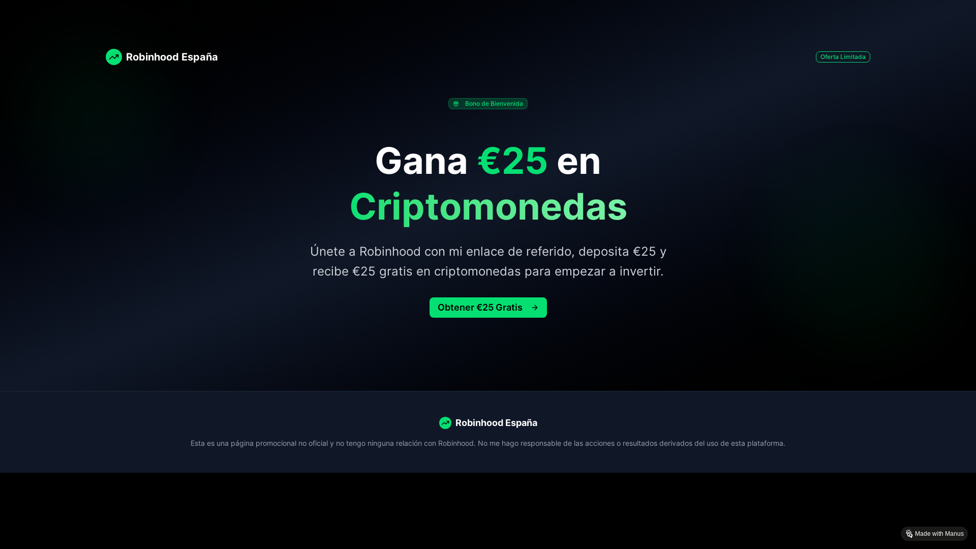 website screenshot of https://xn--robinhoodespaa-2nb.com/