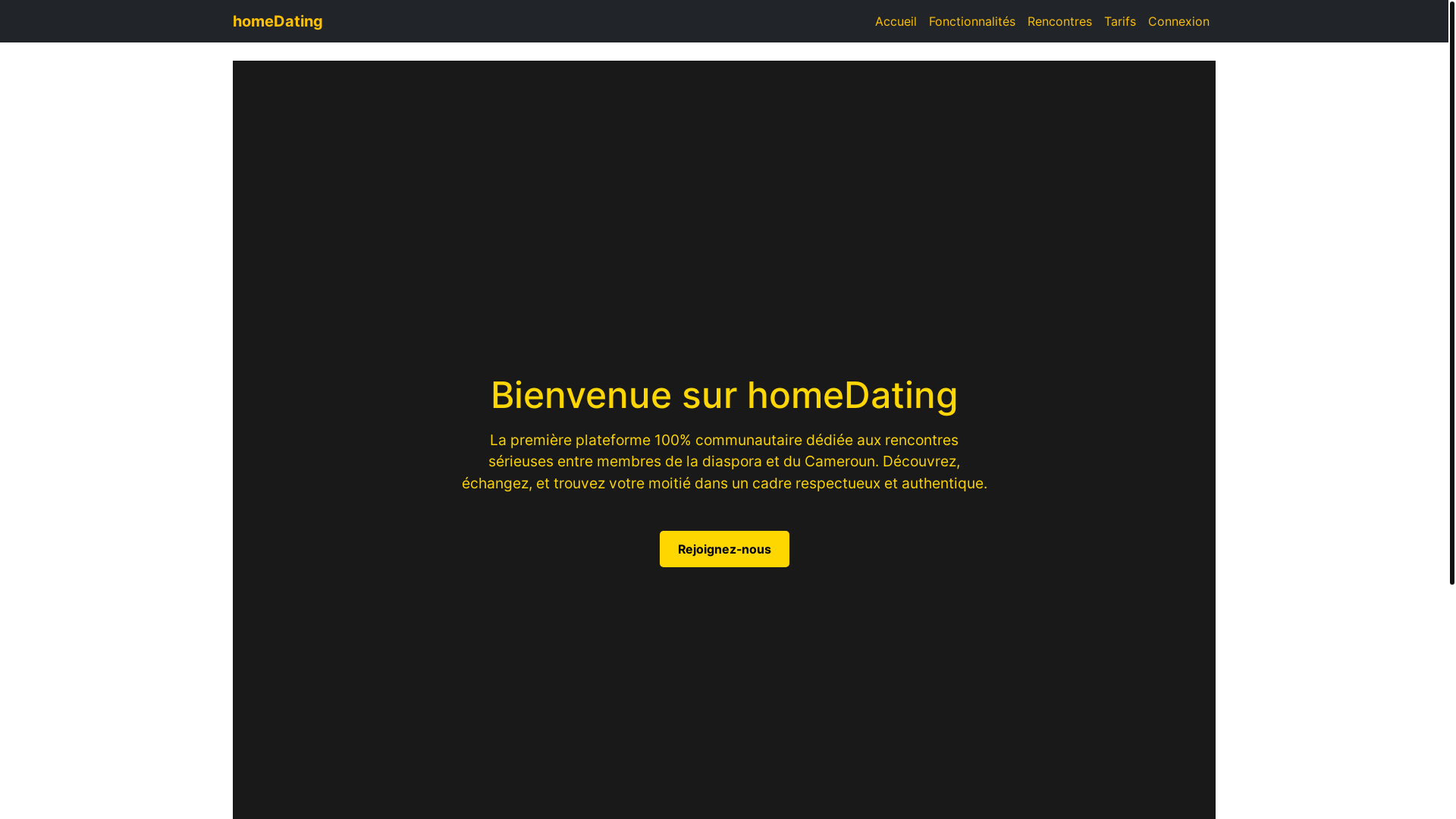 website screenshot of https://homedating.ca/