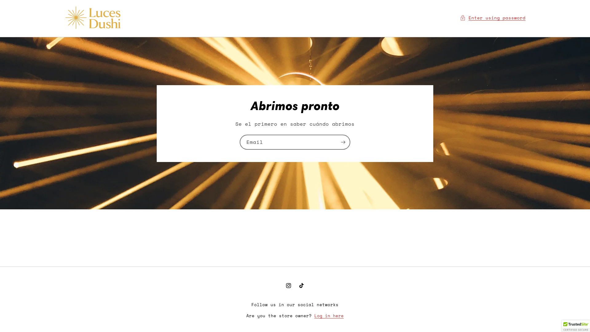 website screenshot of https://lucesdushi.com/