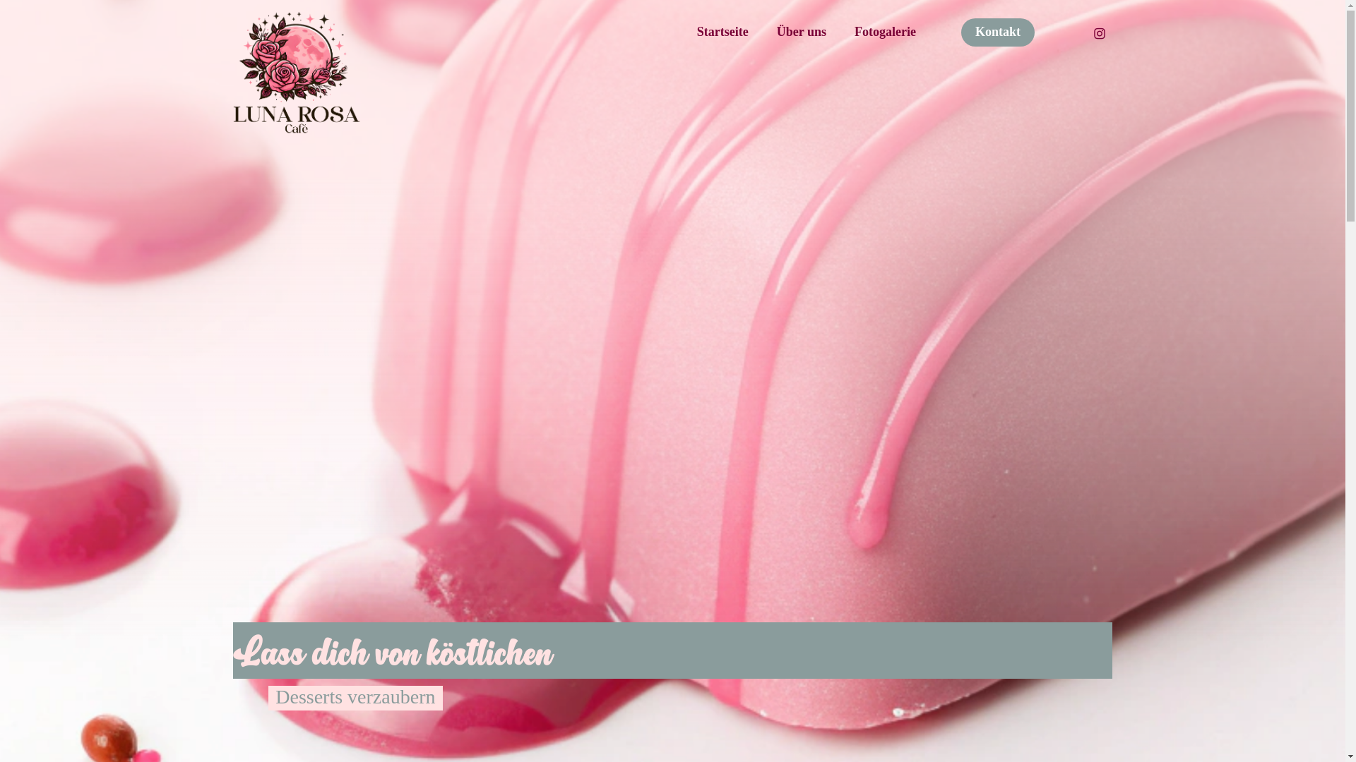 website screenshot of https://lunarosacafe.de/