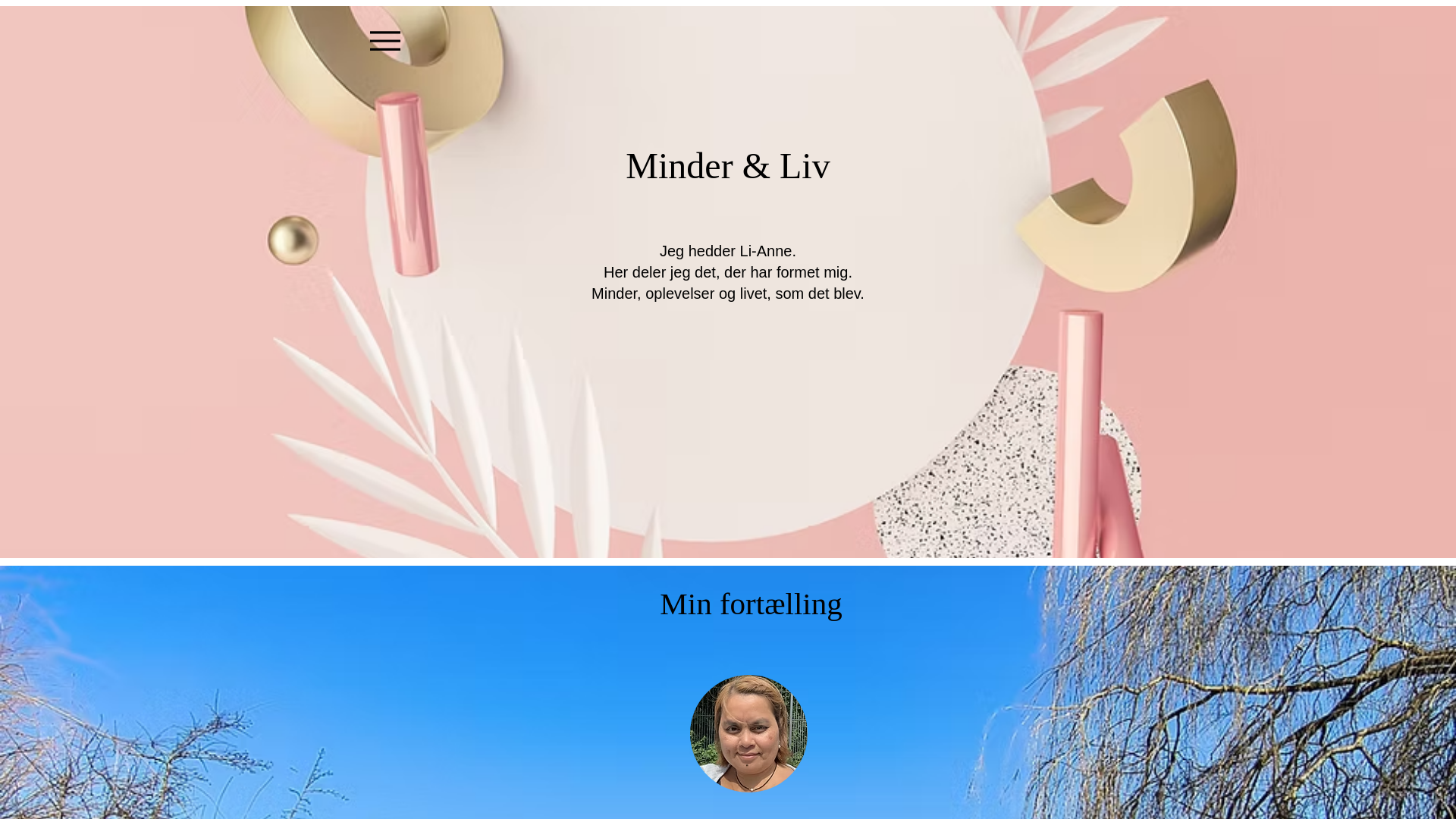 website screenshot of https://minderogliv.com/