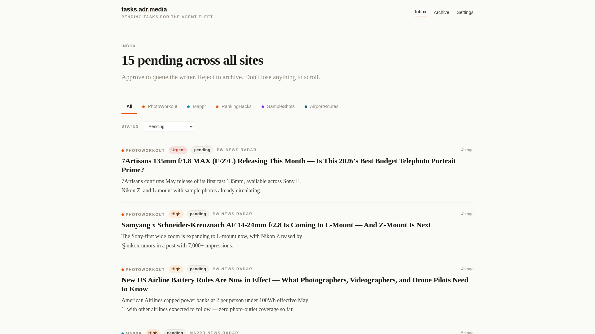 website screenshot of https://tasks-dashboard-ayl.pages.dev/
