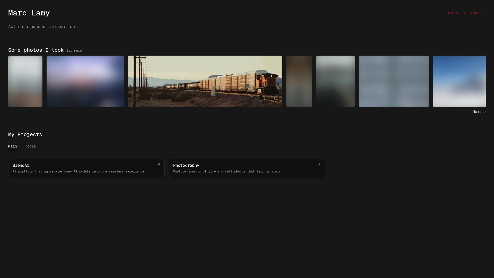 website screenshot of https://slooowshutter.com/