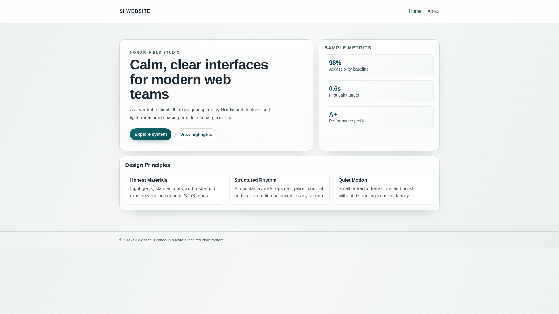 website screenshot of https://si-website-9mw.pages.dev/