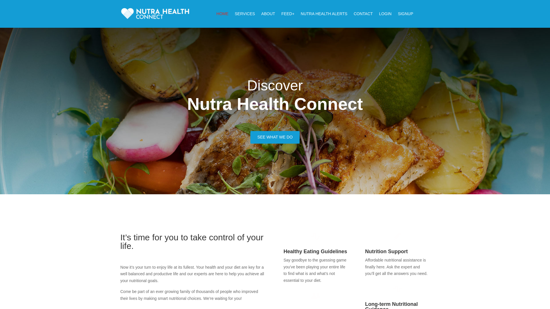 website screenshot of https://static-nutrahealthconnect-com.pages.dev/