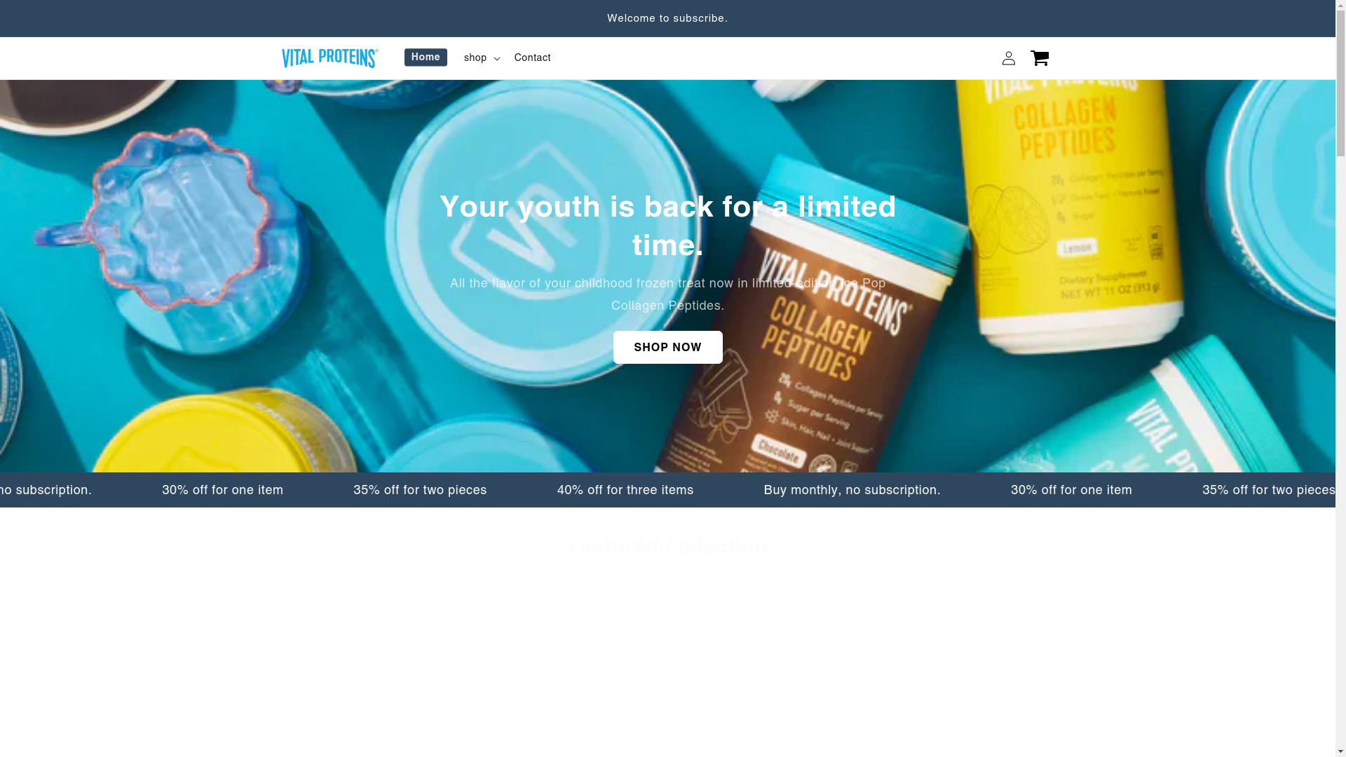 website screenshot of https://vitalproteinsus.shop/