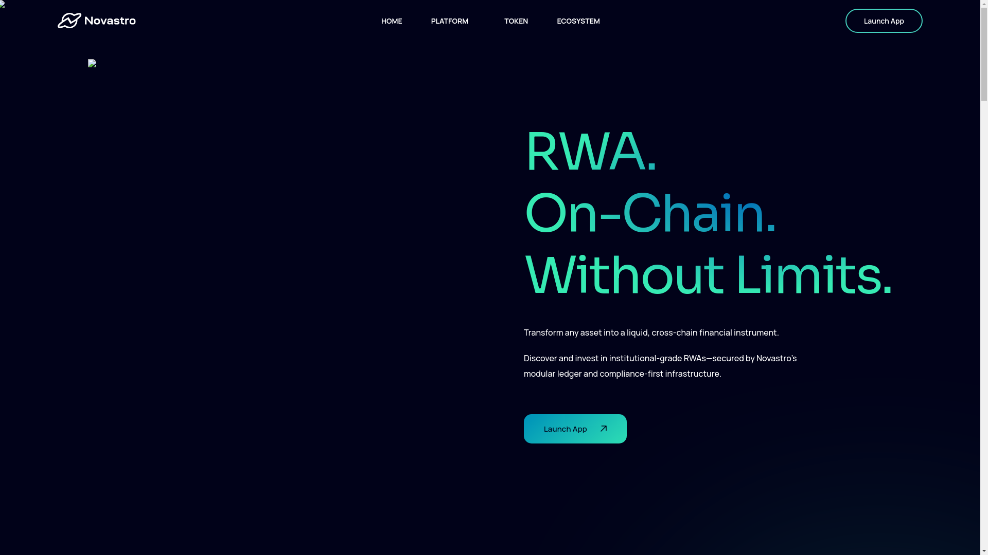 website screenshot of https://novastro.live/