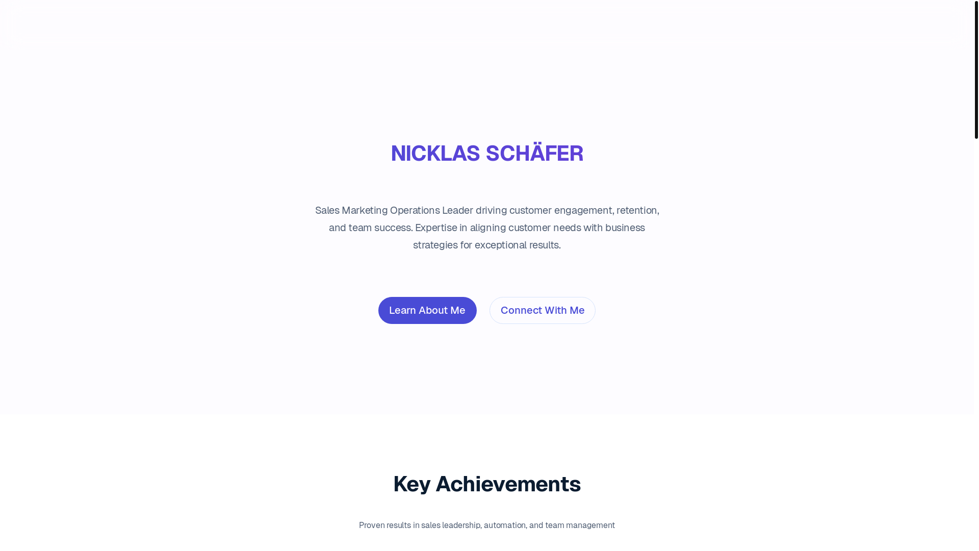 website screenshot of https://nicklasschaefer.com/