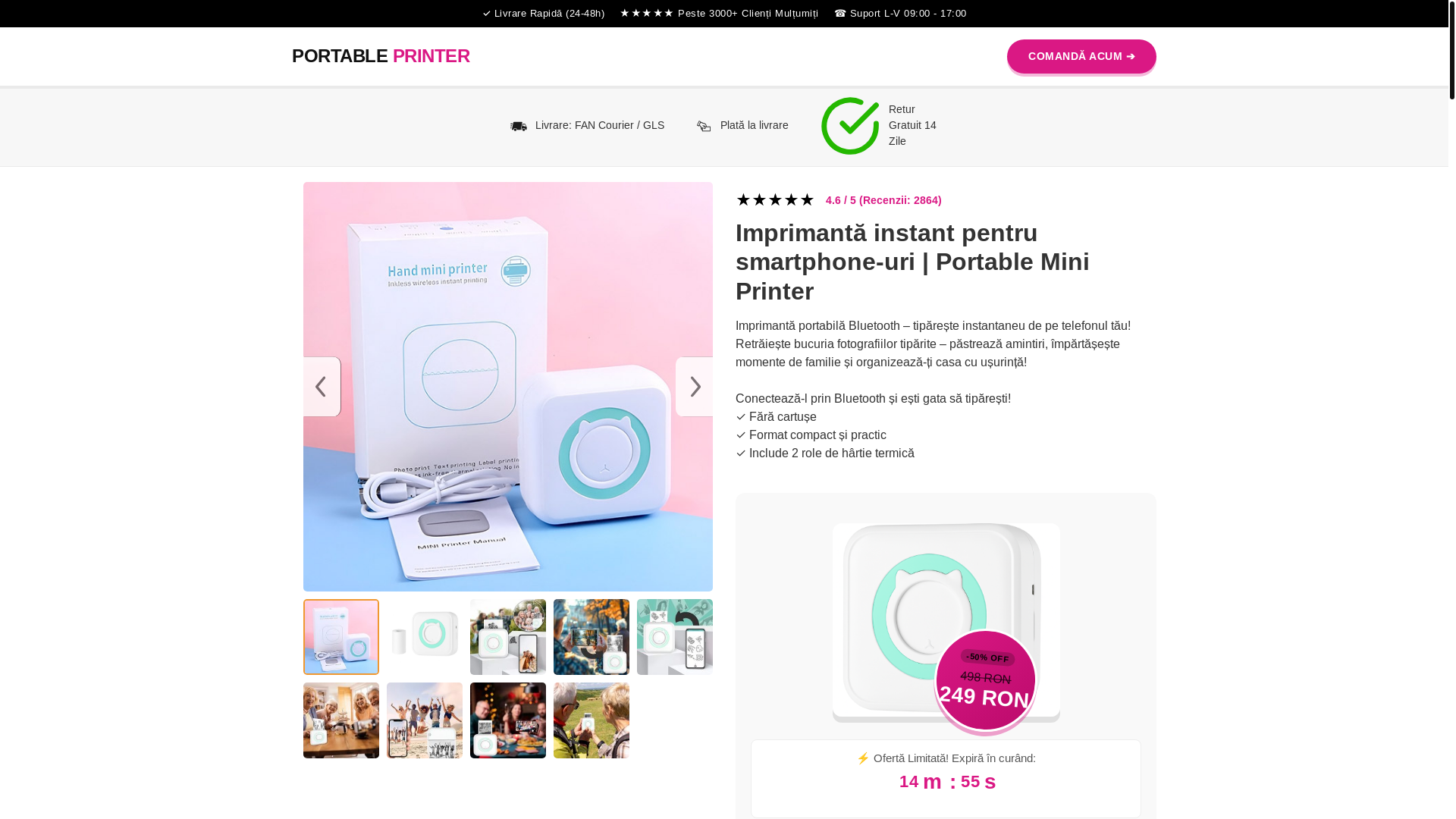 website screenshot of https://instantpentru.online/