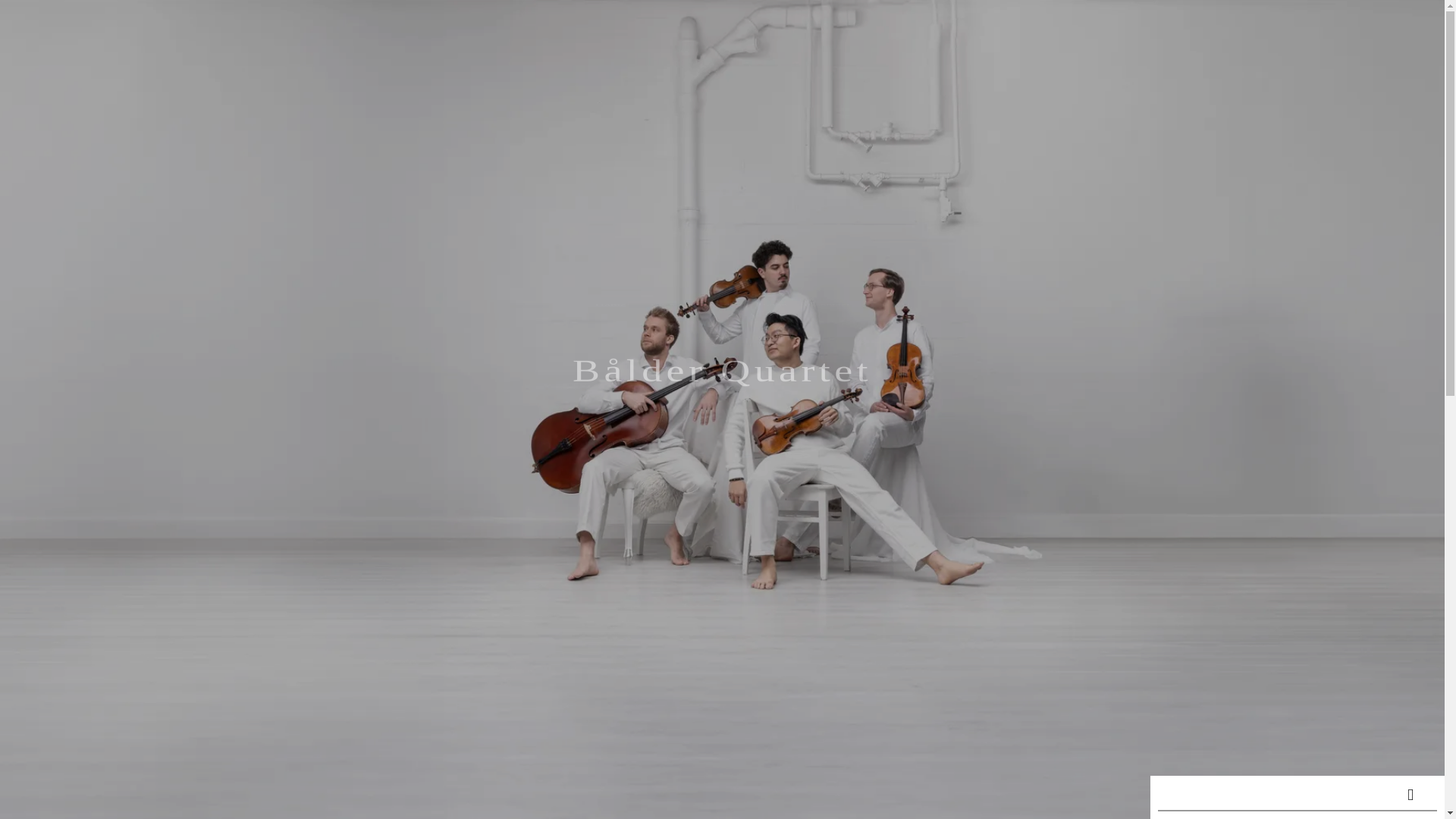 website screenshot of https://balderquartet.fi/