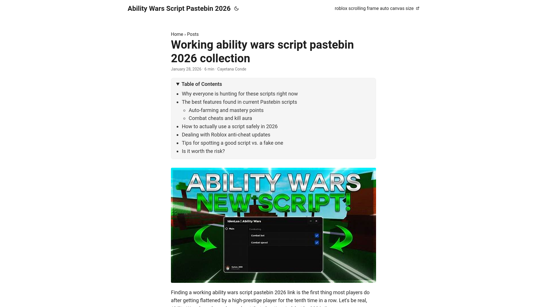 website screenshot of https://ability-wars-script-pastebin-2026.pages.dev/