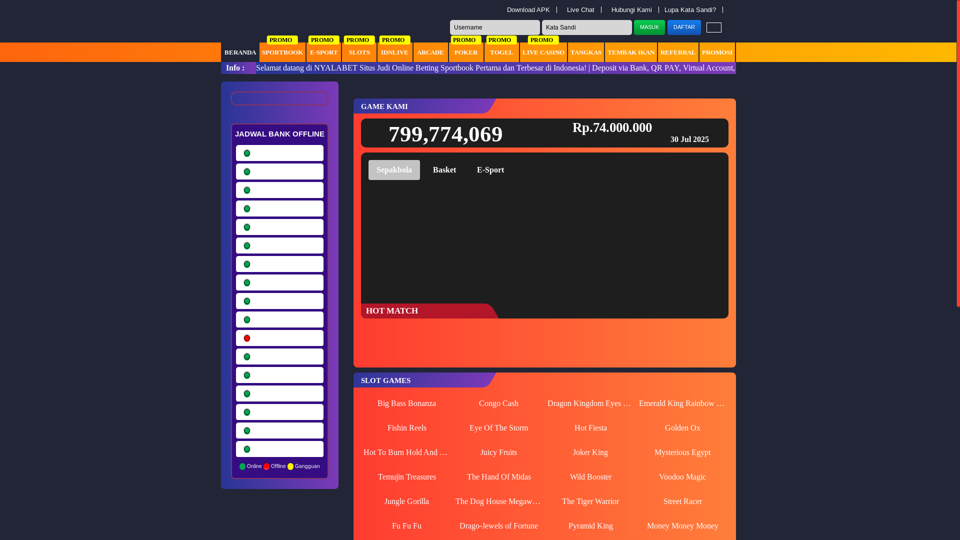 website screenshot of https://menujutakterbatass.pages.dev/