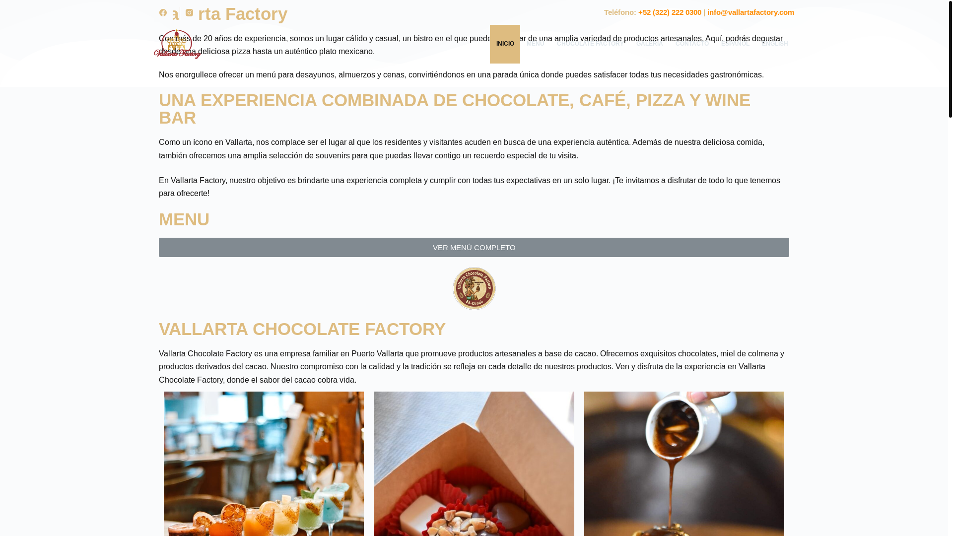 website screenshot of https://vfactory.mx/