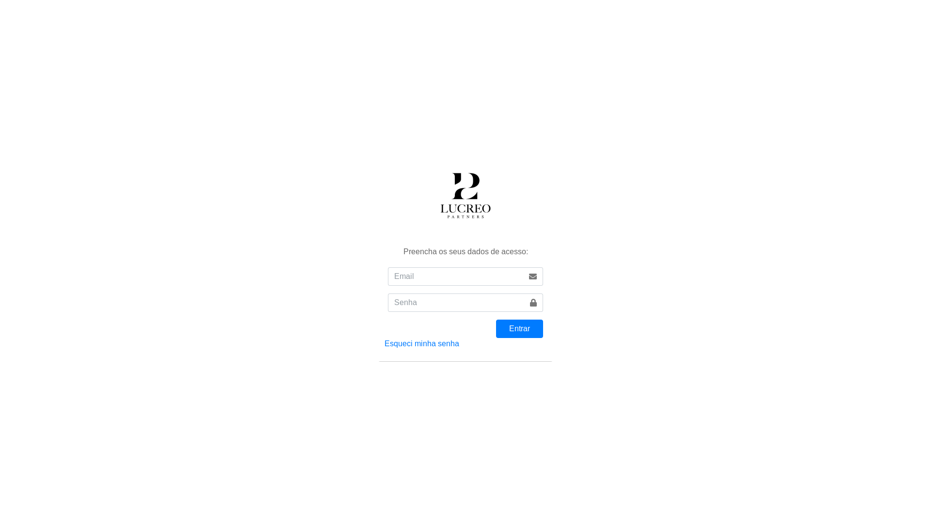 website screenshot of https://lucreopartners.com.br/