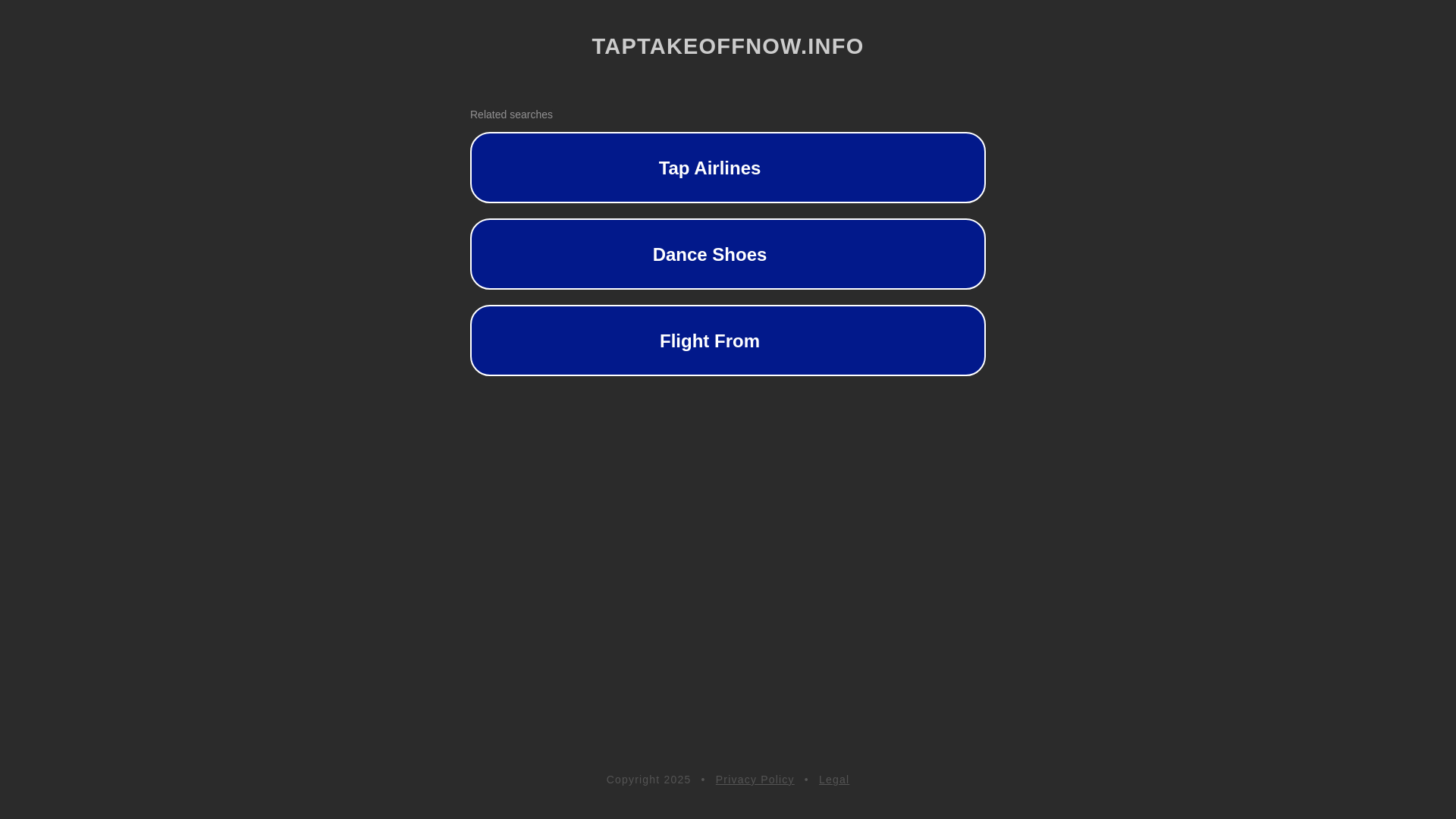 website screenshot of https://taptakeoffnow.info/