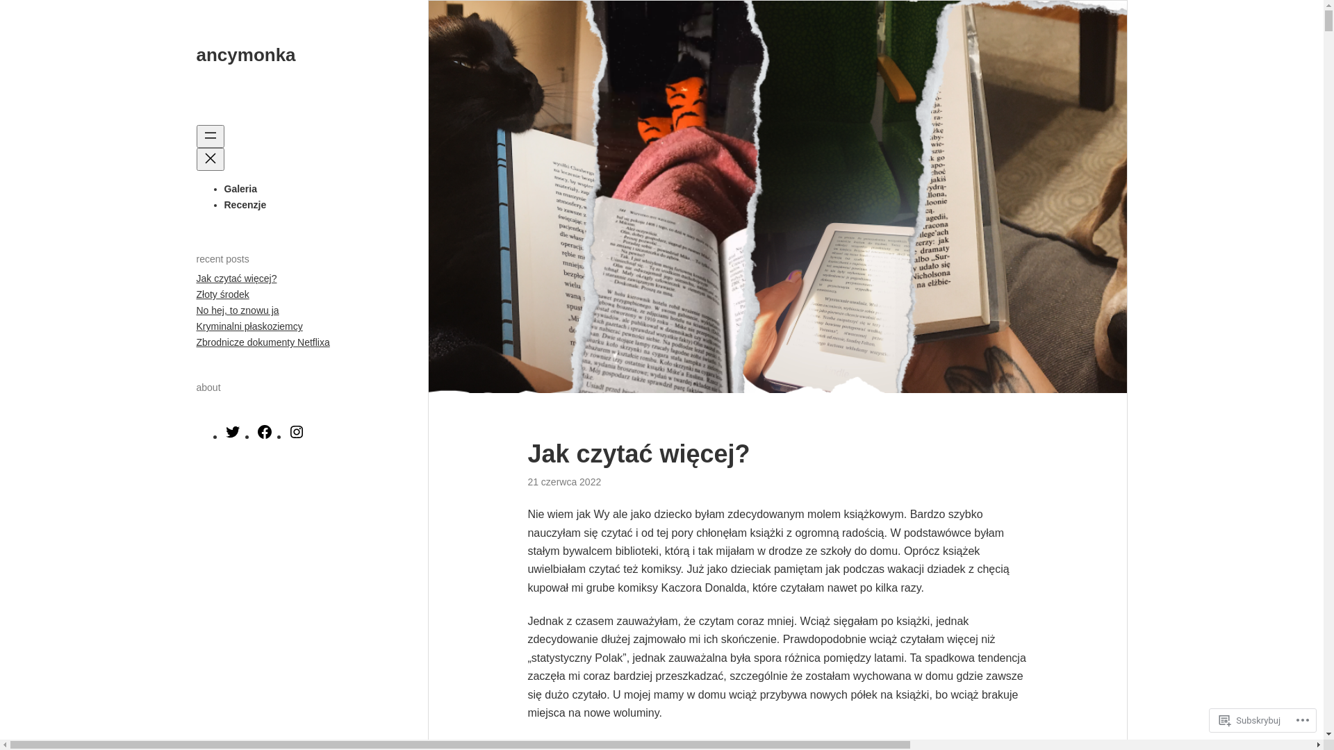 website screenshot of https://ancymonka.blog/