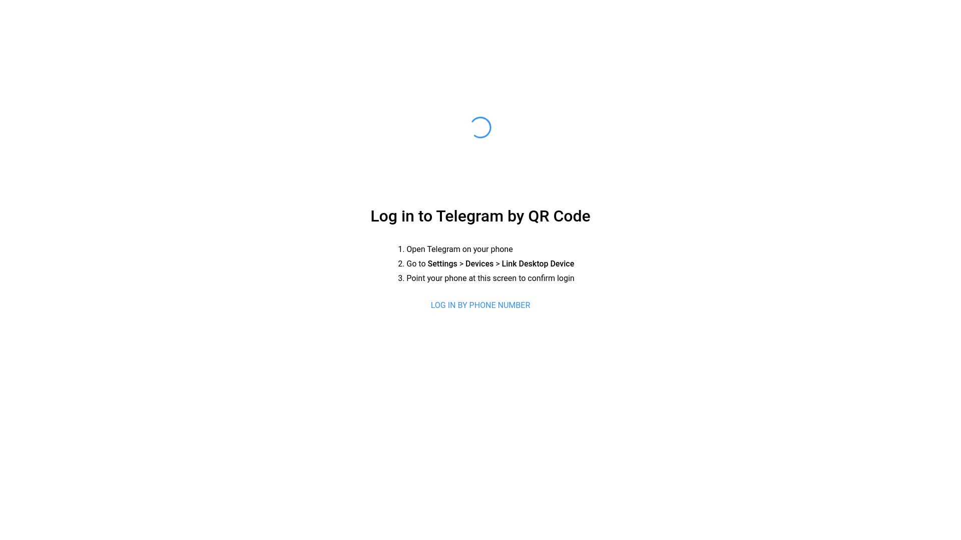 website screenshot of https://telegnra.net/