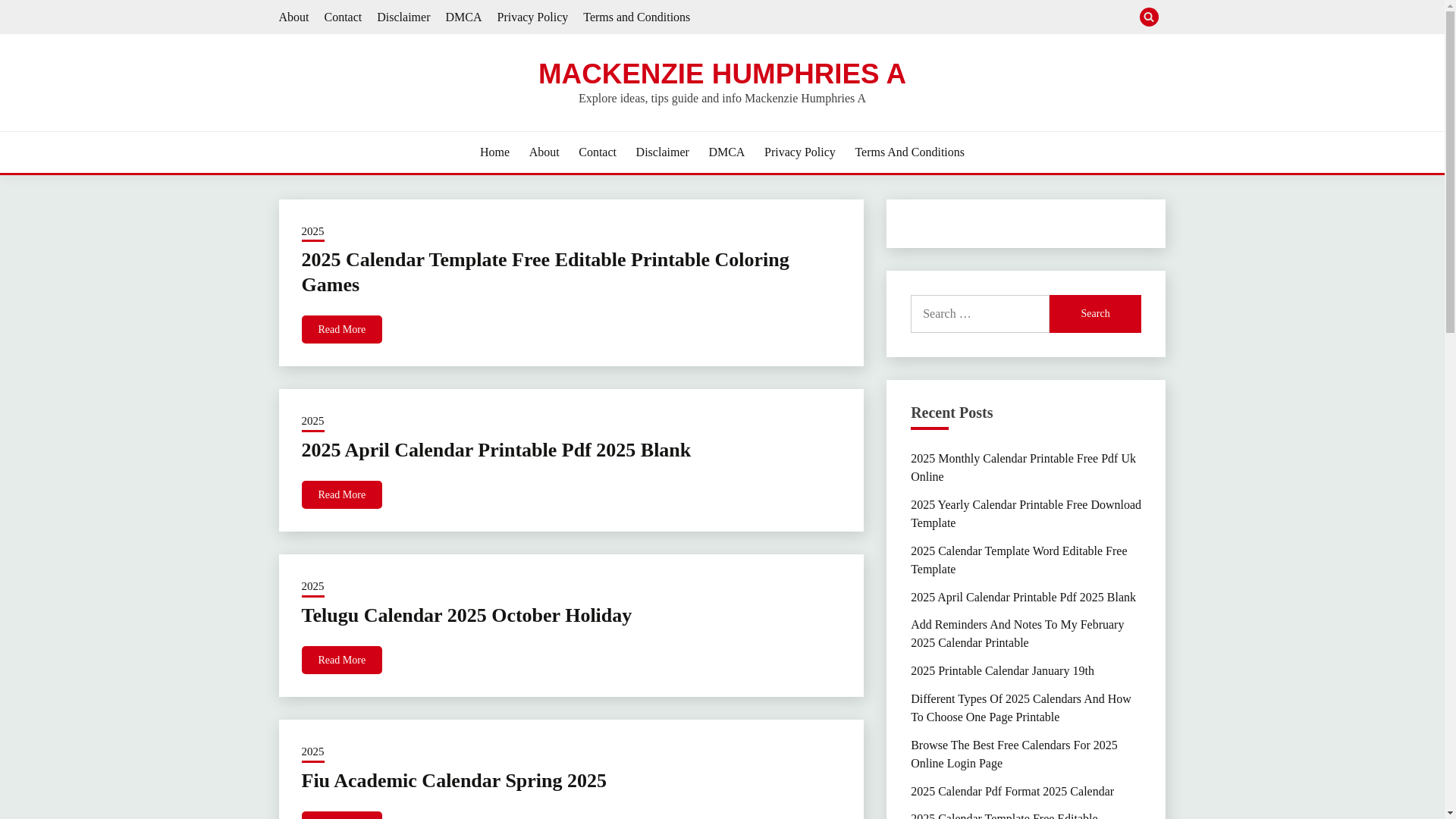 website screenshot of https://mackenziehumphriesa.pages.dev/