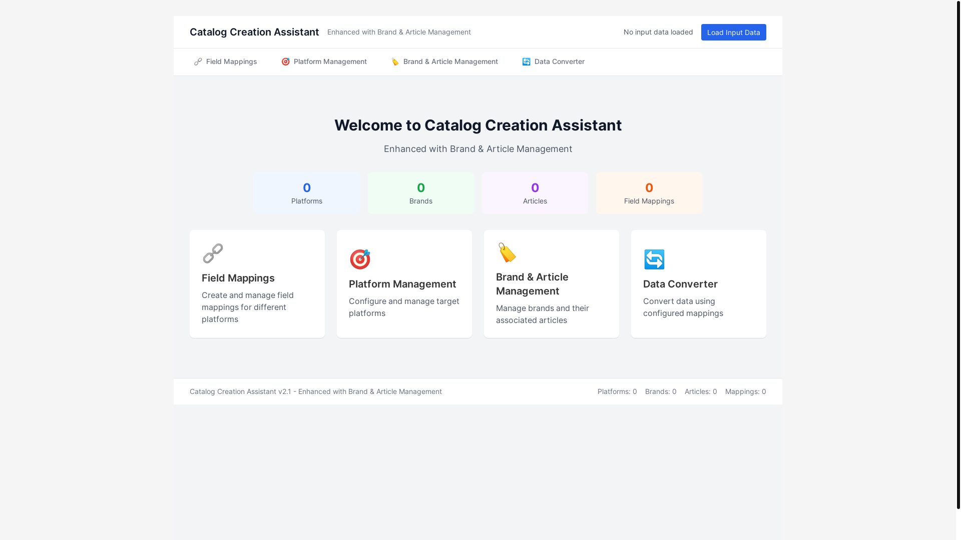 website screenshot of https://catalog-automation.pages.dev/