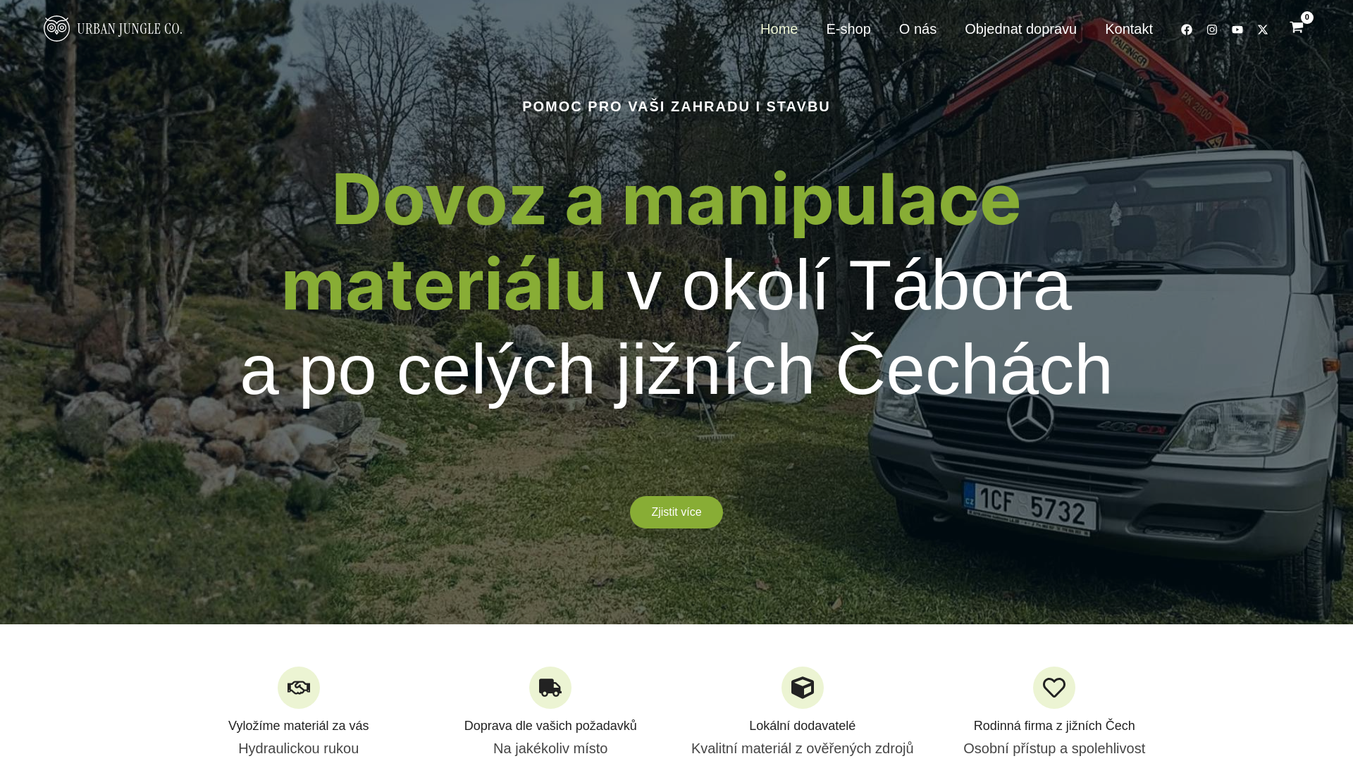 website screenshot of https://zahradarukou.cz/