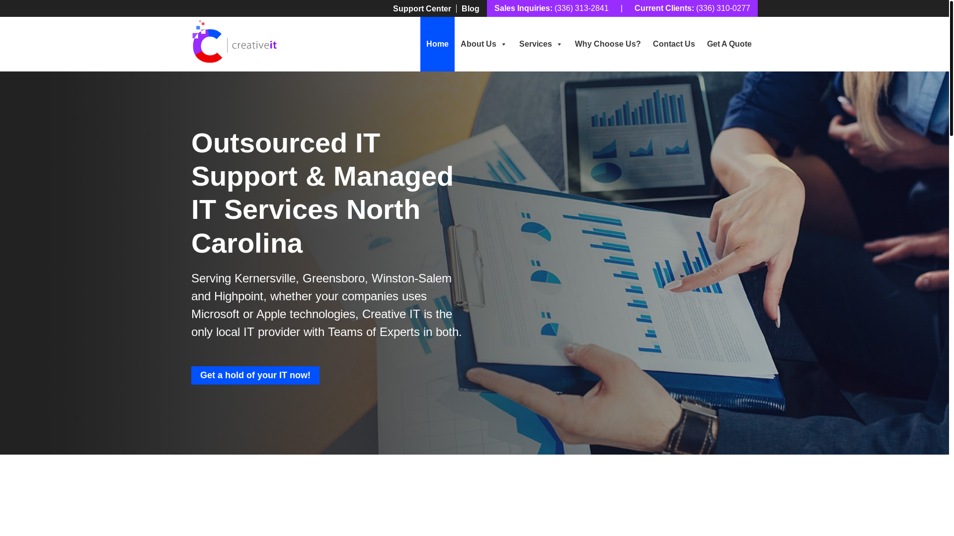 website screenshot of https://creativeitsignup.com/