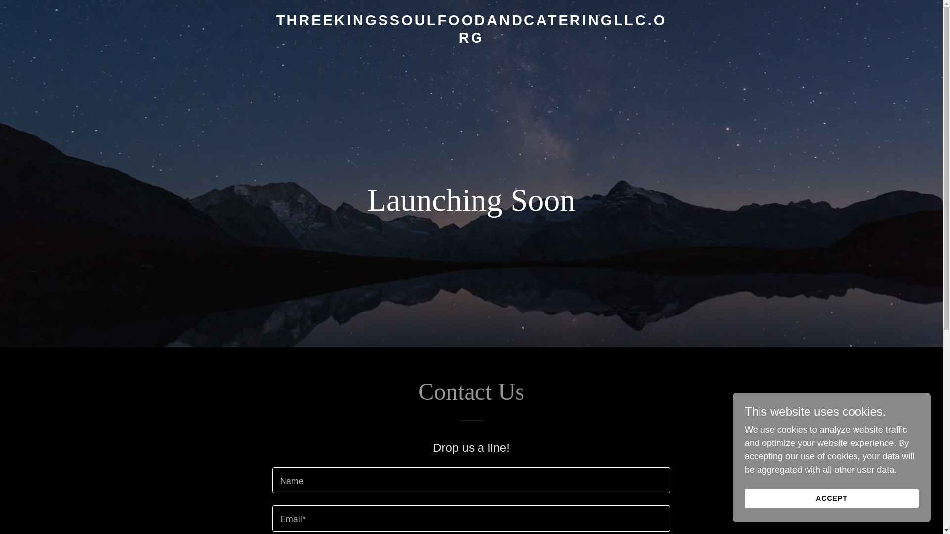 website screenshot of https://threekingssoulfoodandcateringllc.org/