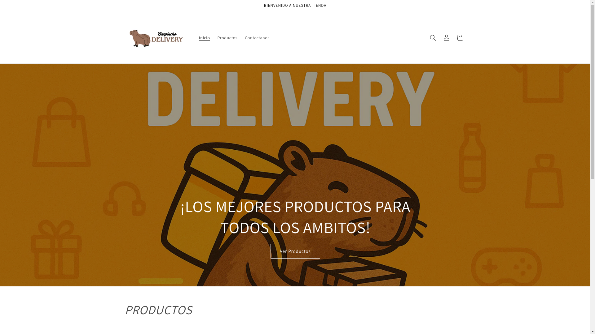 website screenshot of https://carpinchodelivery.com/