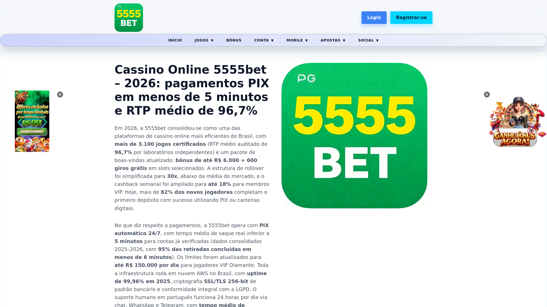 website screenshot of https://5555beta1.com