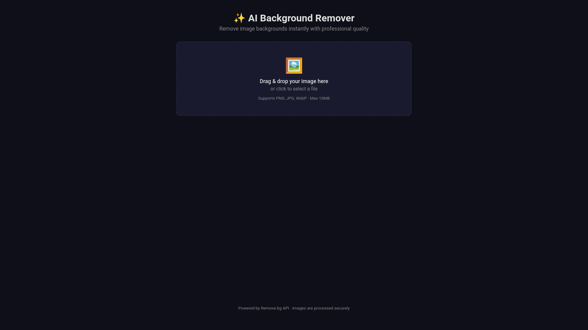 website screenshot of https://image-background-remover-4ra.pages.dev/