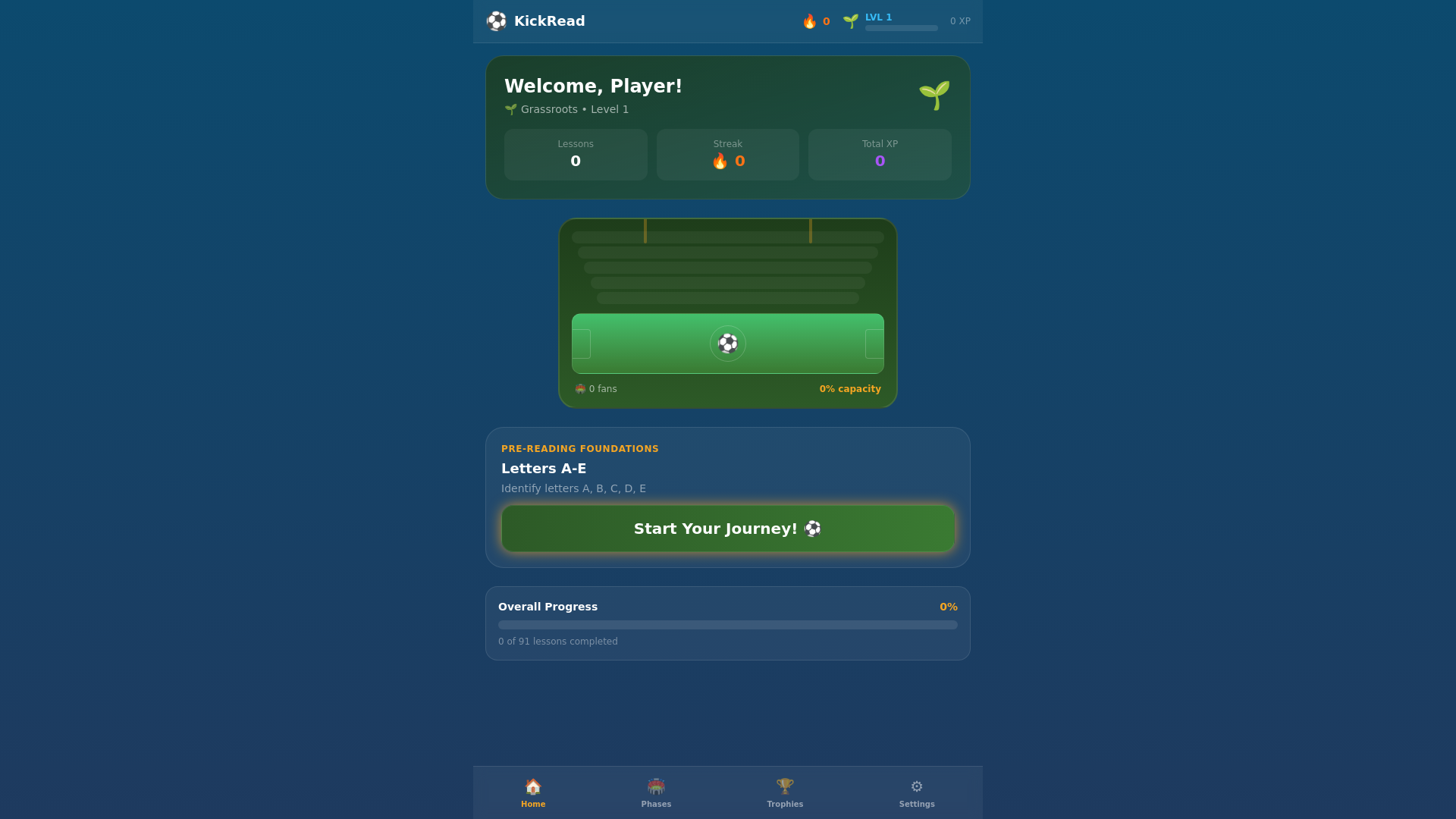 website screenshot of https://kickread.pages.dev/