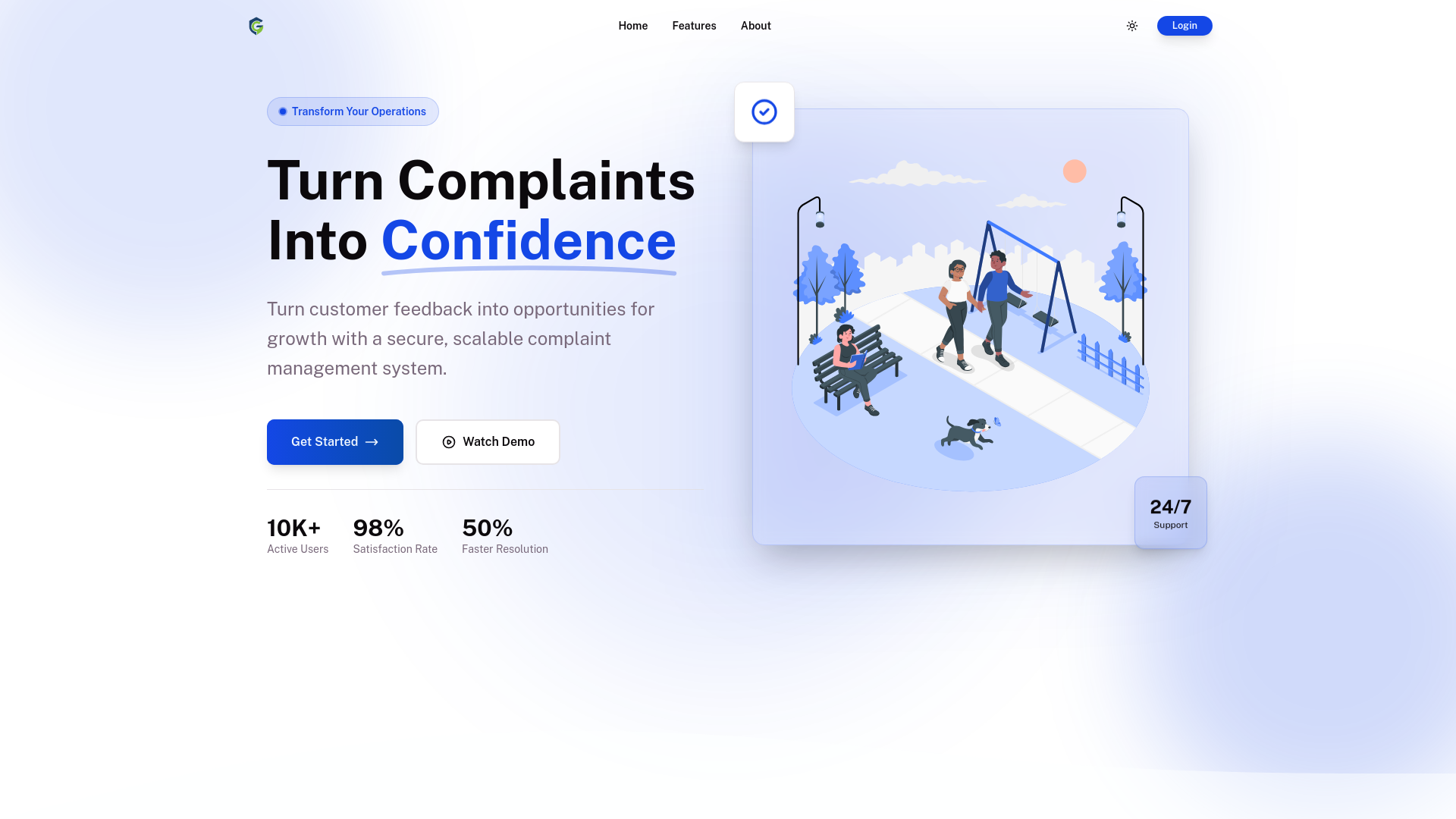 website screenshot of https://govsolve.app/
