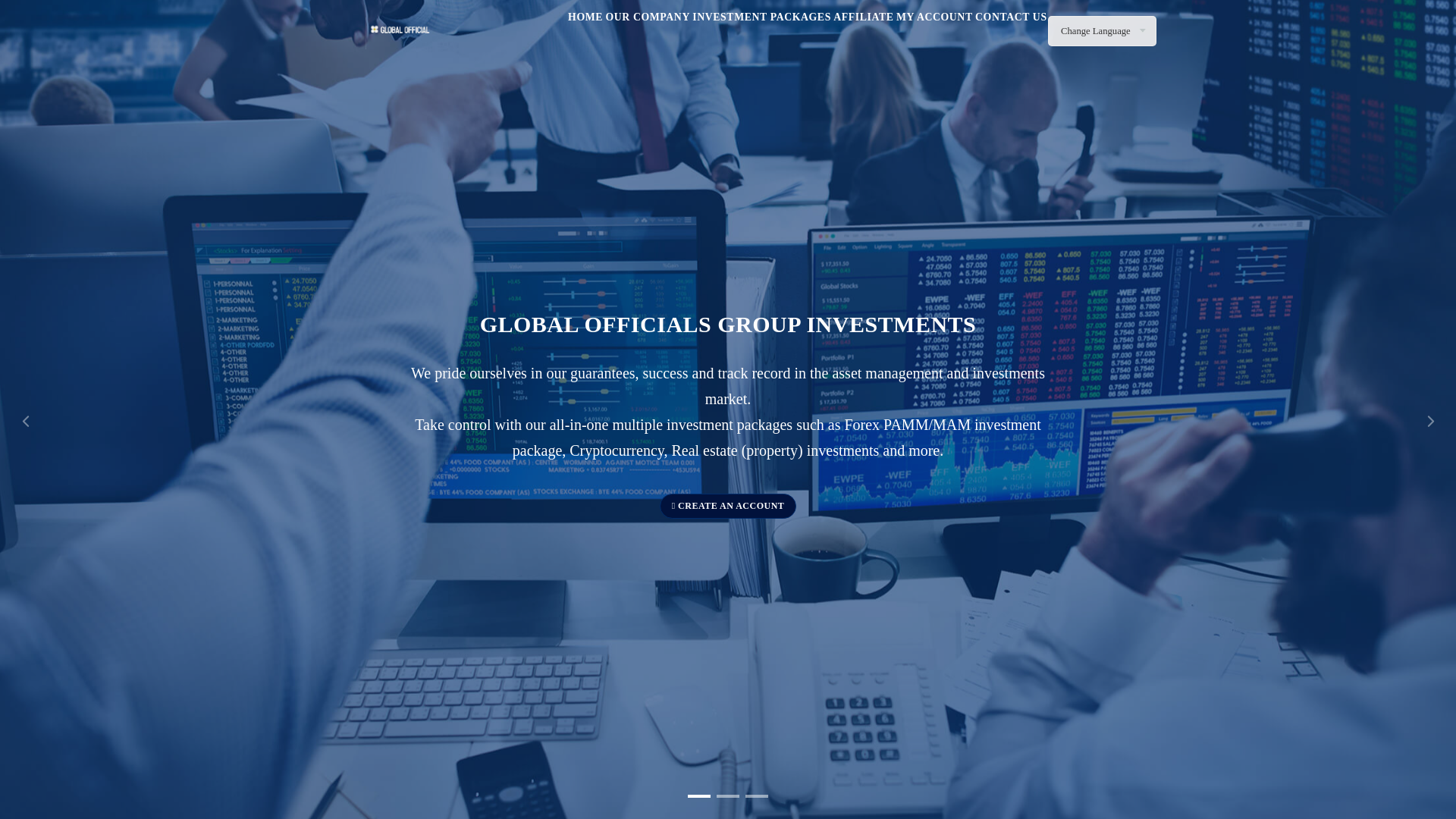 website screenshot of http://www.global-officials.live