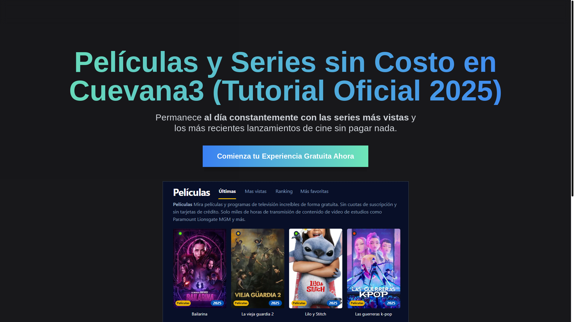 website screenshot of https://cuevana3-m19y.pages.dev/