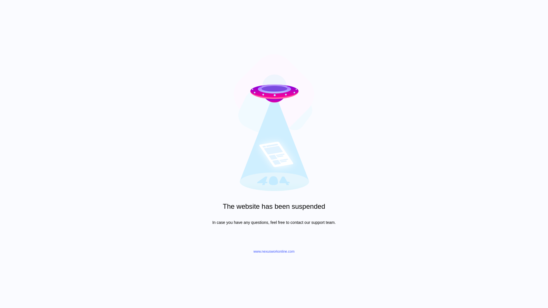 website screenshot of https://nexusworkonline.com/