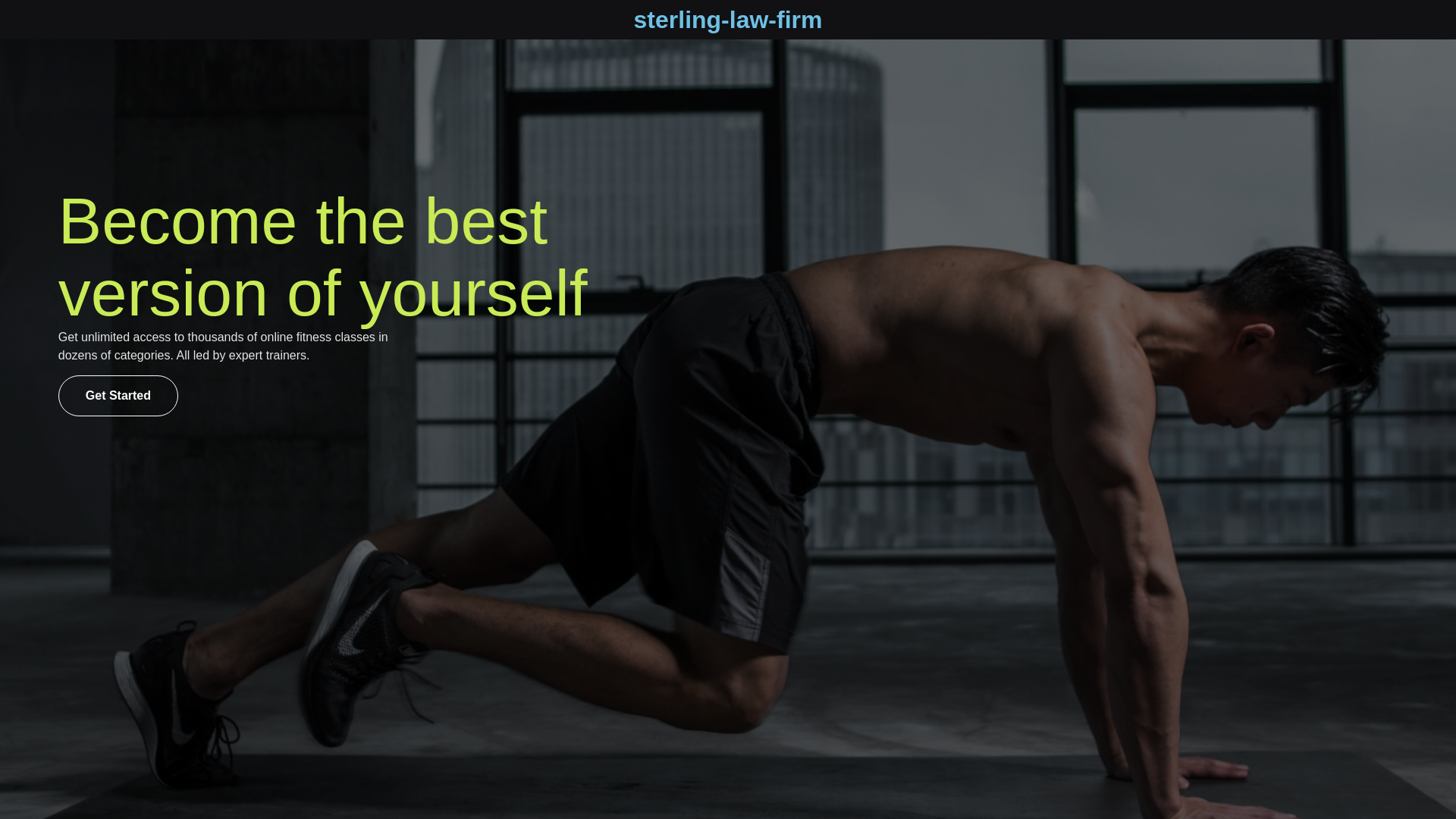 website screenshot of https://sterling-law-firm.com/