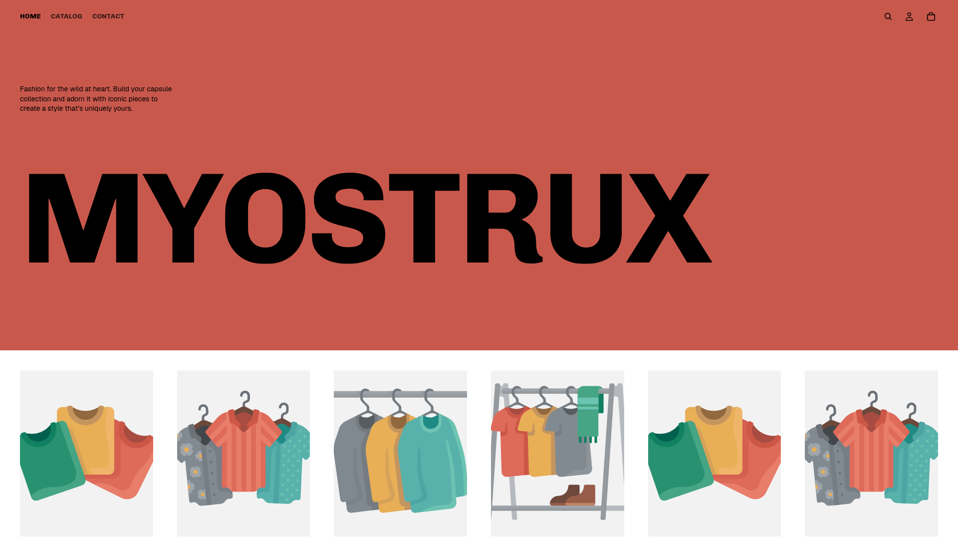 website screenshot of https://myostrux.com