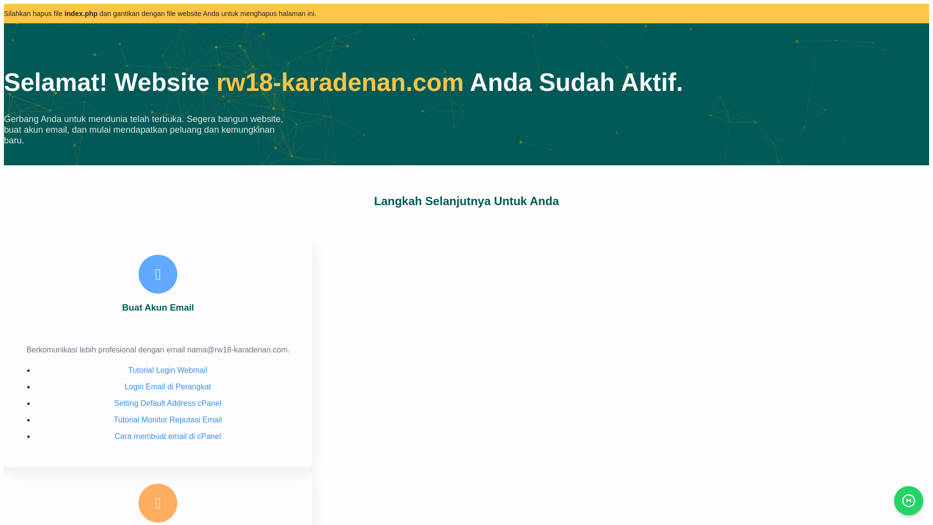 website screenshot of https://rw18-karadenan.com/