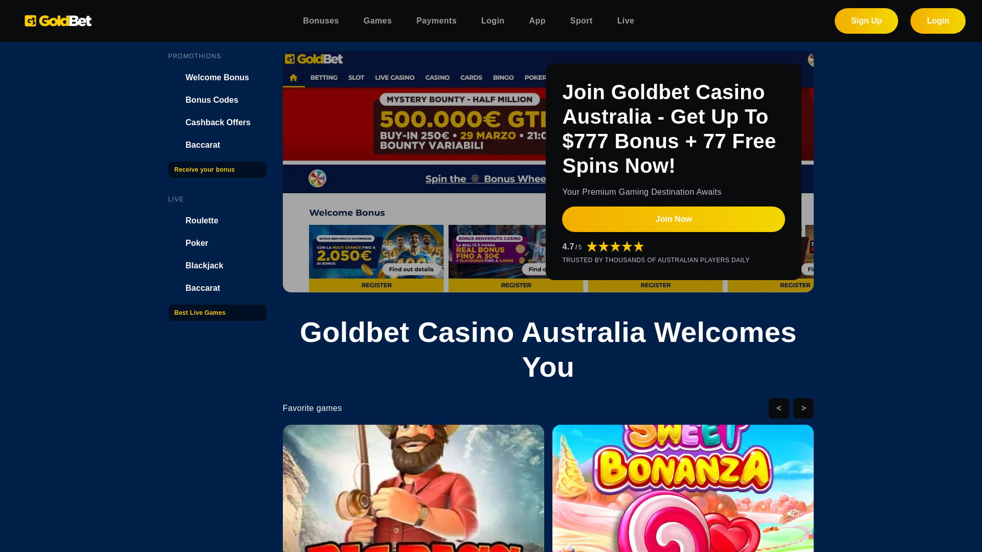 website screenshot of https://goldbetcasinoaustralia-com.pages.dev/